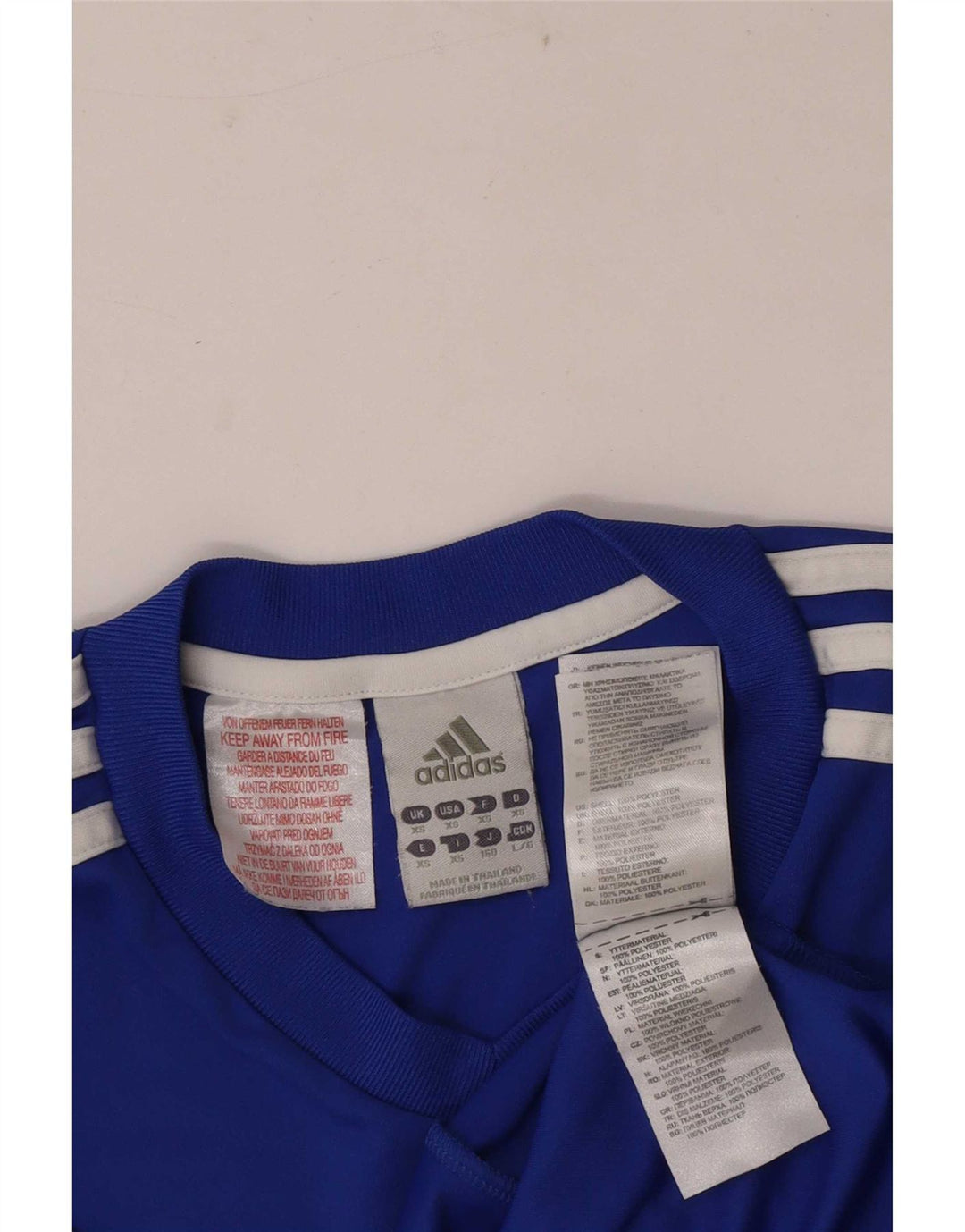 Adidas Herre Climalite Grafisk T-Shirt Top XS Blå Polyester