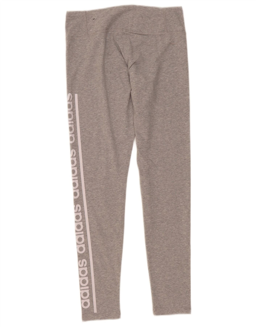 Adidas Dame Climalite Grafiske Leggings UK 12/14 Medium Grey Bomuld