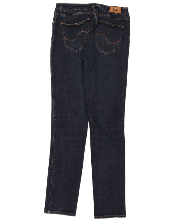 LEE Dame Marion Straight Jeans W30 L33 Blå Bomuld