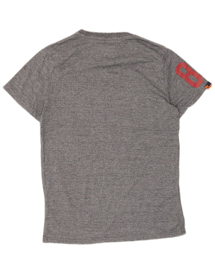 Superdry Herre Retro Grafisk T-shirt Top Medium Grey Flecked