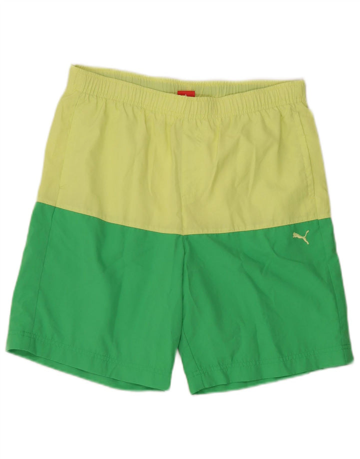 Puma drenge badeshorts 15-16 år Grøn Colourblock