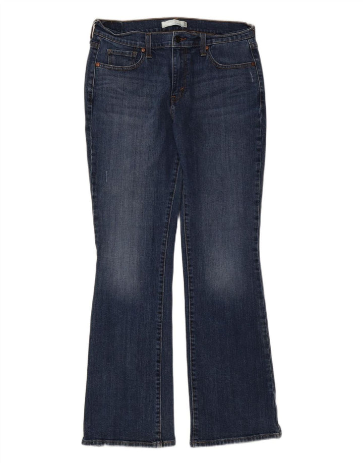 LEVI'S Dame 515 Bootcut Jeans US 10 Large W32 L31 Blå Bomuld