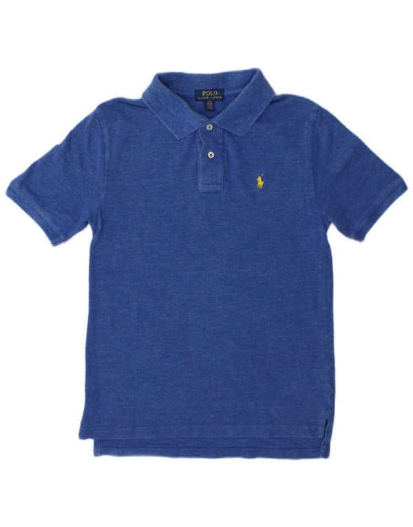 Polo Ralph Lauren drenge polo skjorte 14-15 år Stor blå bomuld