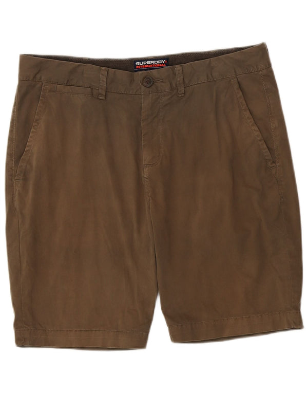 Superdry Chino Shorts til mænd W36 Large Khaki Bomuld