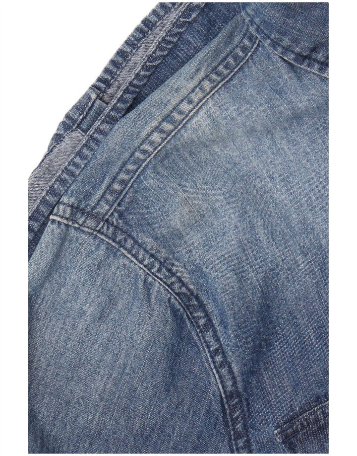 Hollister Denimskjorte til mænd XS Blå bomuld