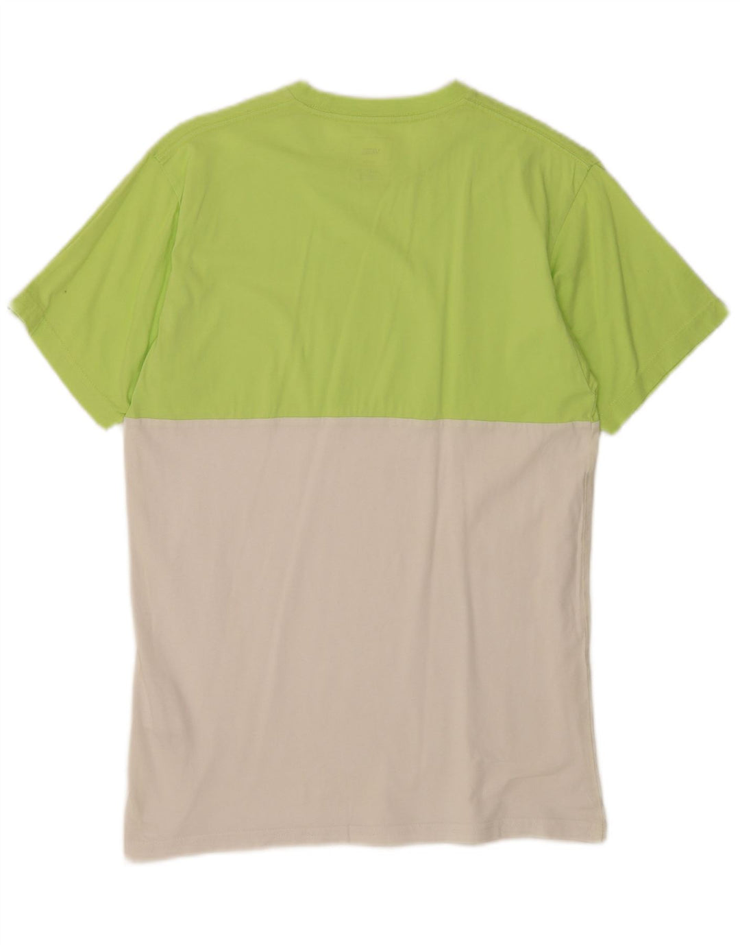Vans Herre Classic Fit T-Shirt Top Medium Grøn Colourblock Bomuld