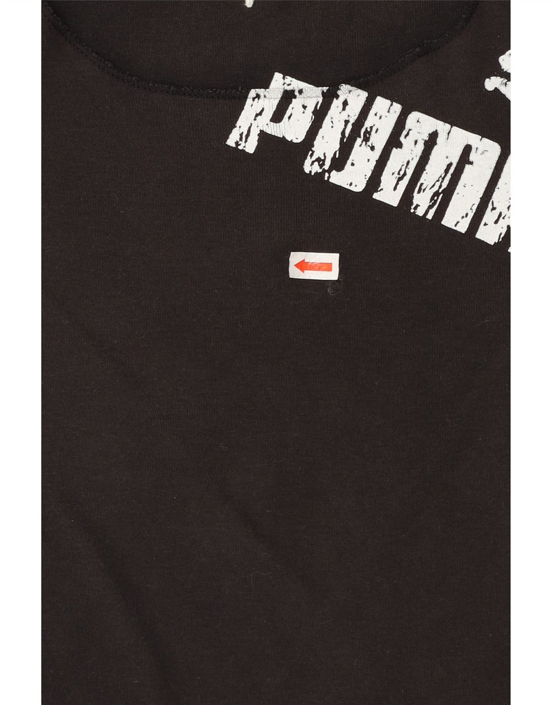 PUMA Womens Graphic T-Shirt Top UK 10 Small  Black Vintage Puma and Second-Hand Puma from Messina Hembry 