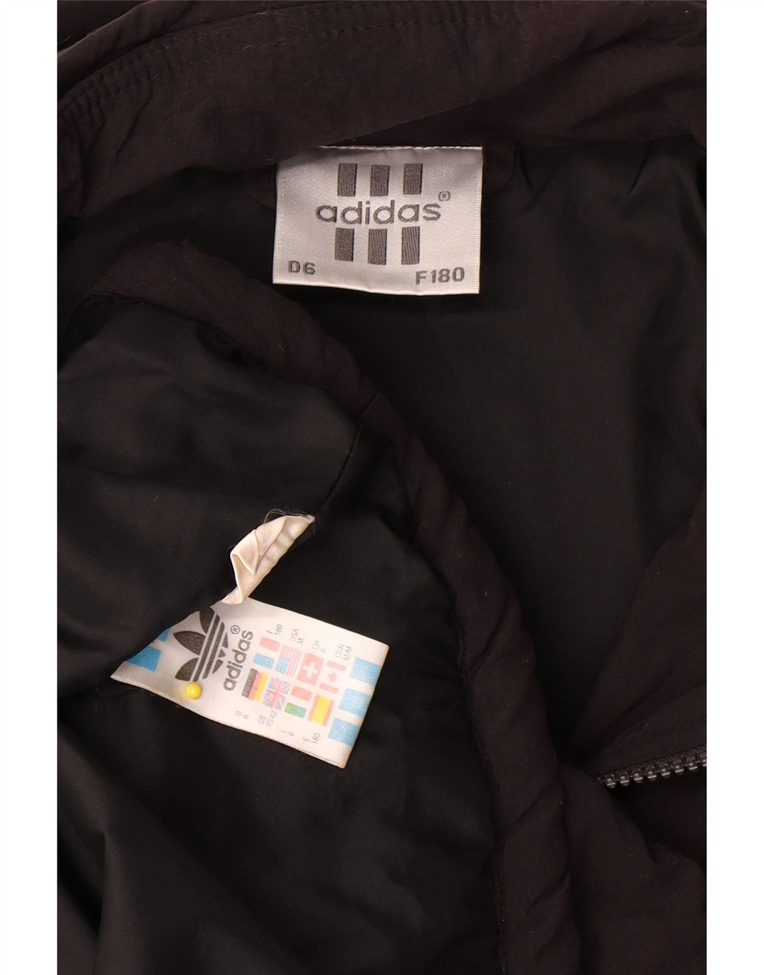 Adidas Graphic Windbreaker Jacket UK 40/42 Medium Black Colourblock