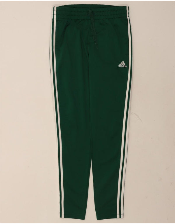 Adidas Graphic Tracksuit Bukser til kvinder UK 8/10 Small Green Polyester