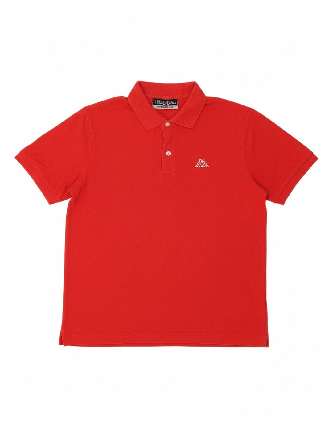 KAPPA Mens Polo Shirt Medium Red Cotton