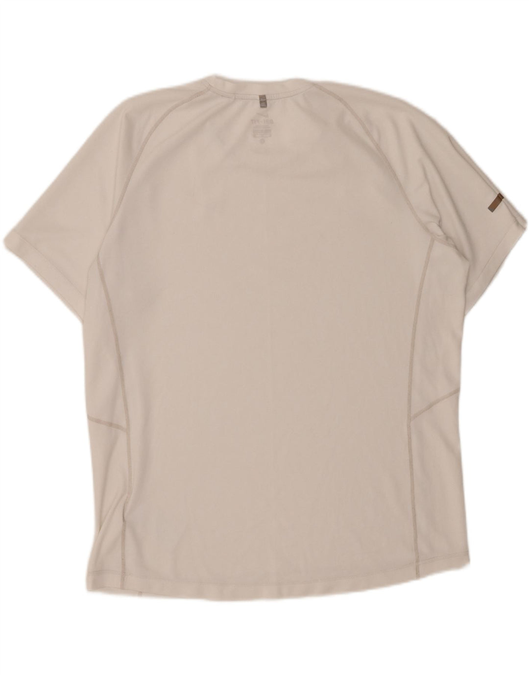 NIKE Mens Dri Fit T-Shirt Top XL White Polyester Vintage Nike and Second-Hand Nike from Messina Hembry 