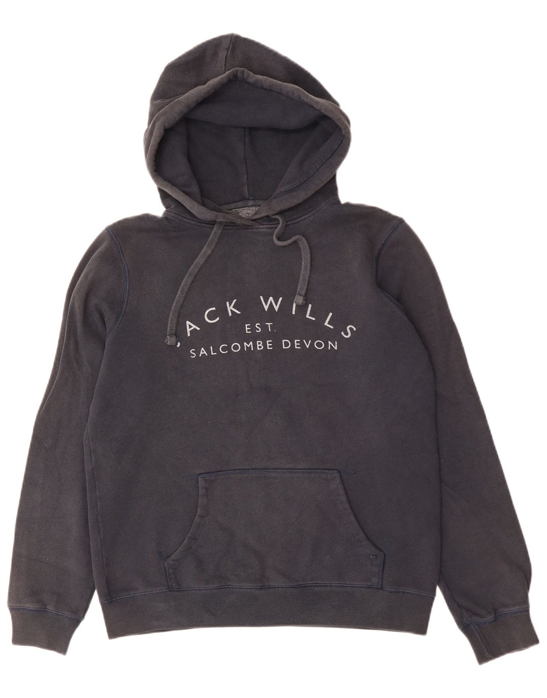 Jack Wills Dame Oversized Hoodie Jumper UK 10 Small Navy Blue