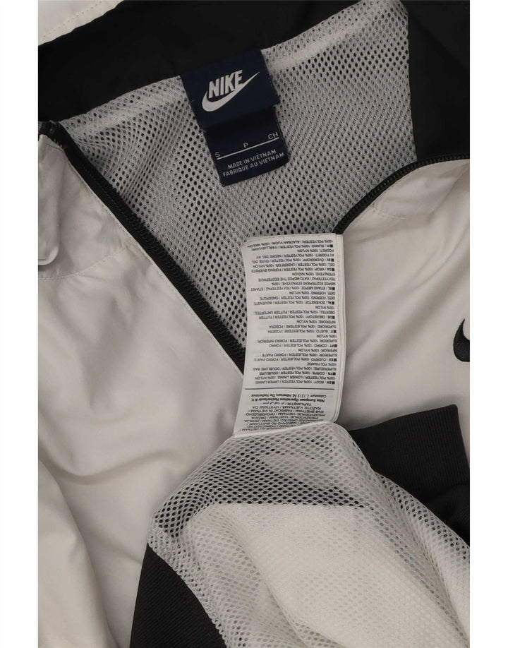 Nike træningsdragt topjakke til mænd Small White Colourblock Polyester