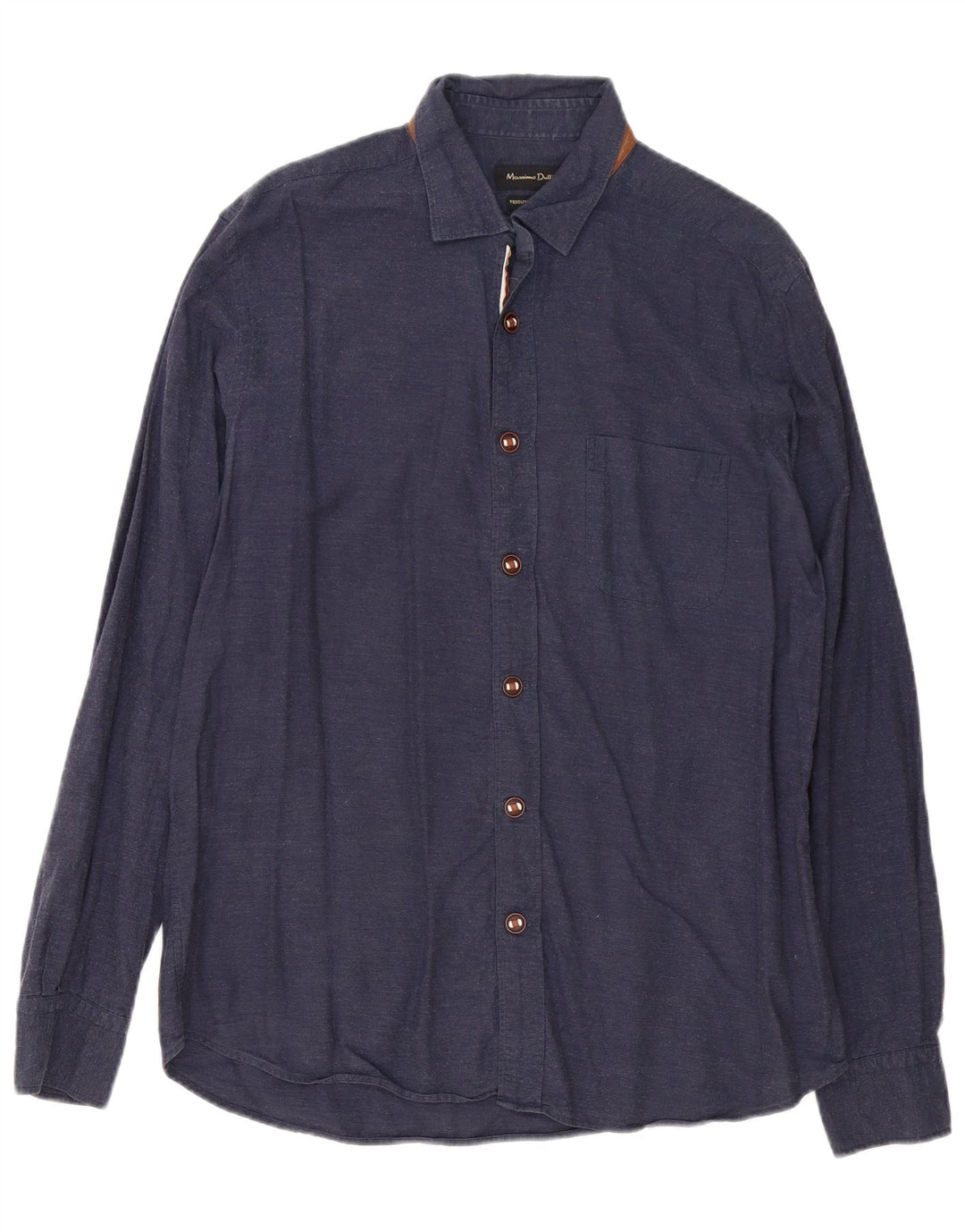 Massimo Dutti herreskjorte stor marineblå