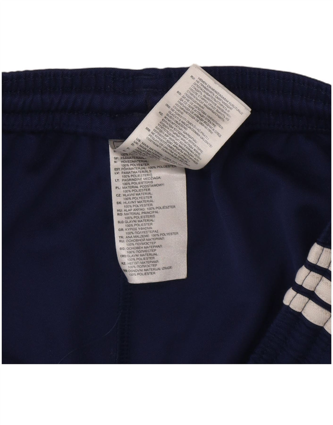 Adidas Herre Climalite Sportshorts store marineblå polyester