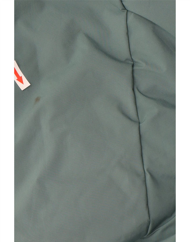 COLUMBIA Herre hættepolstret frakke UK 38 Medium Blue Colourblock Polyester