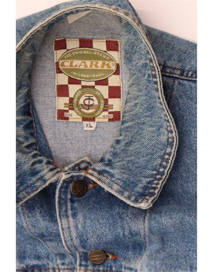 CLARK Denimjakke til mænd UK 42 XL Blå