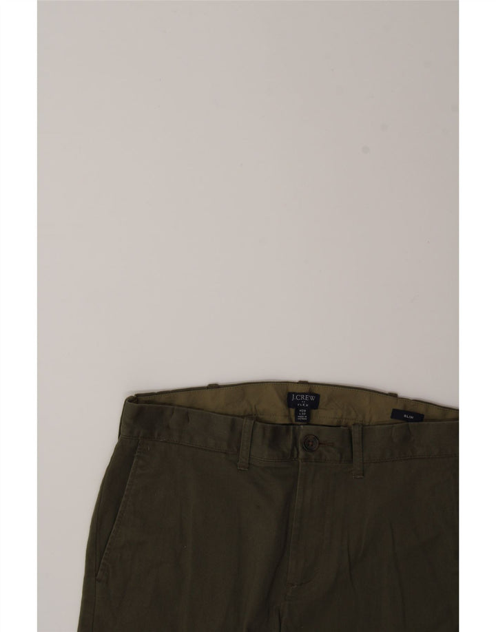 J. CREW Mens Flex Slim Chino Shorts W29 Small Khaki Cotton Vintage J. Crew and Second-Hand J. Crew from Messina Hembry 