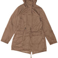 Marks & Spencer Womens Autograph Parka Jacket UK 14 Medium Khaki Polyester