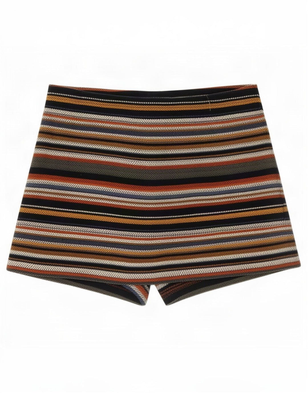 Zara Dame Trafaluc Skort Stor Flerfarvet Stribet