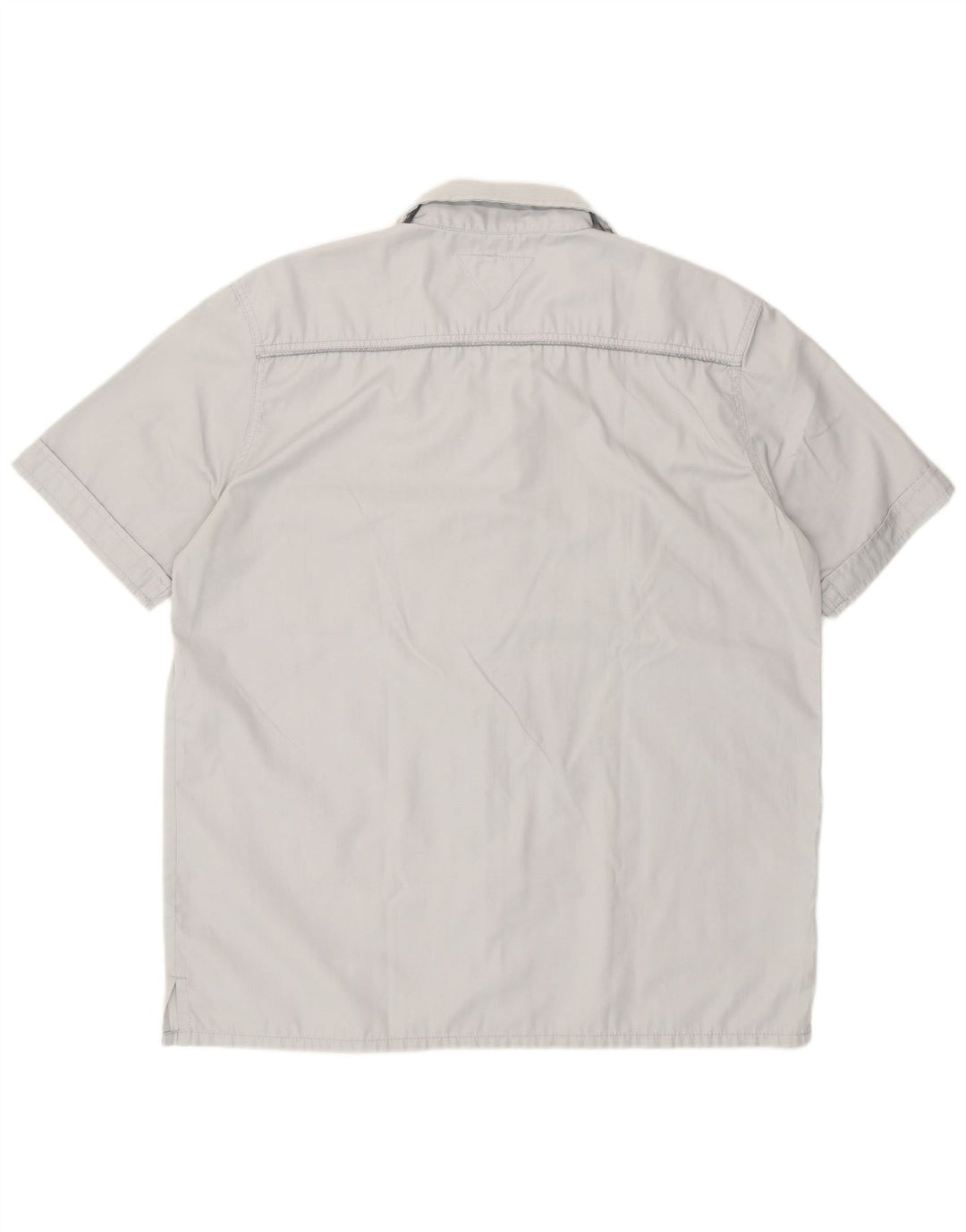 Meltin' Pot Kortærmet Herreskjorte XL Grå Polyester