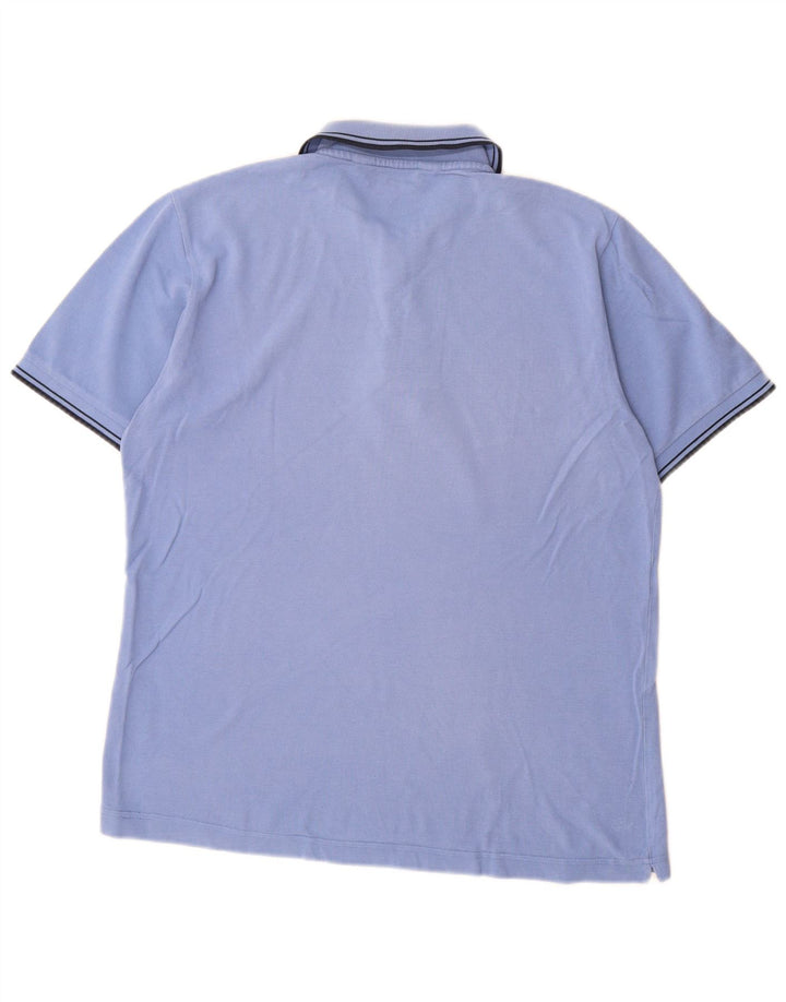 Kappa Herre La Polo Polo Shirt Lille Blå Bomuld