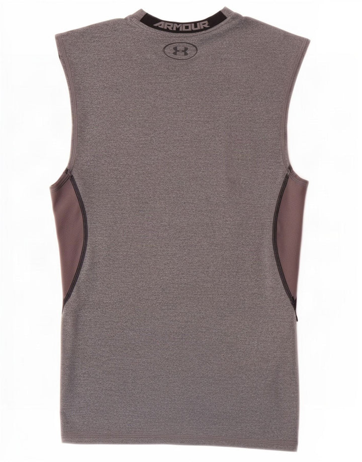 Under Armour Herre Heat Gear Vest Top Medium Grey Colourblock