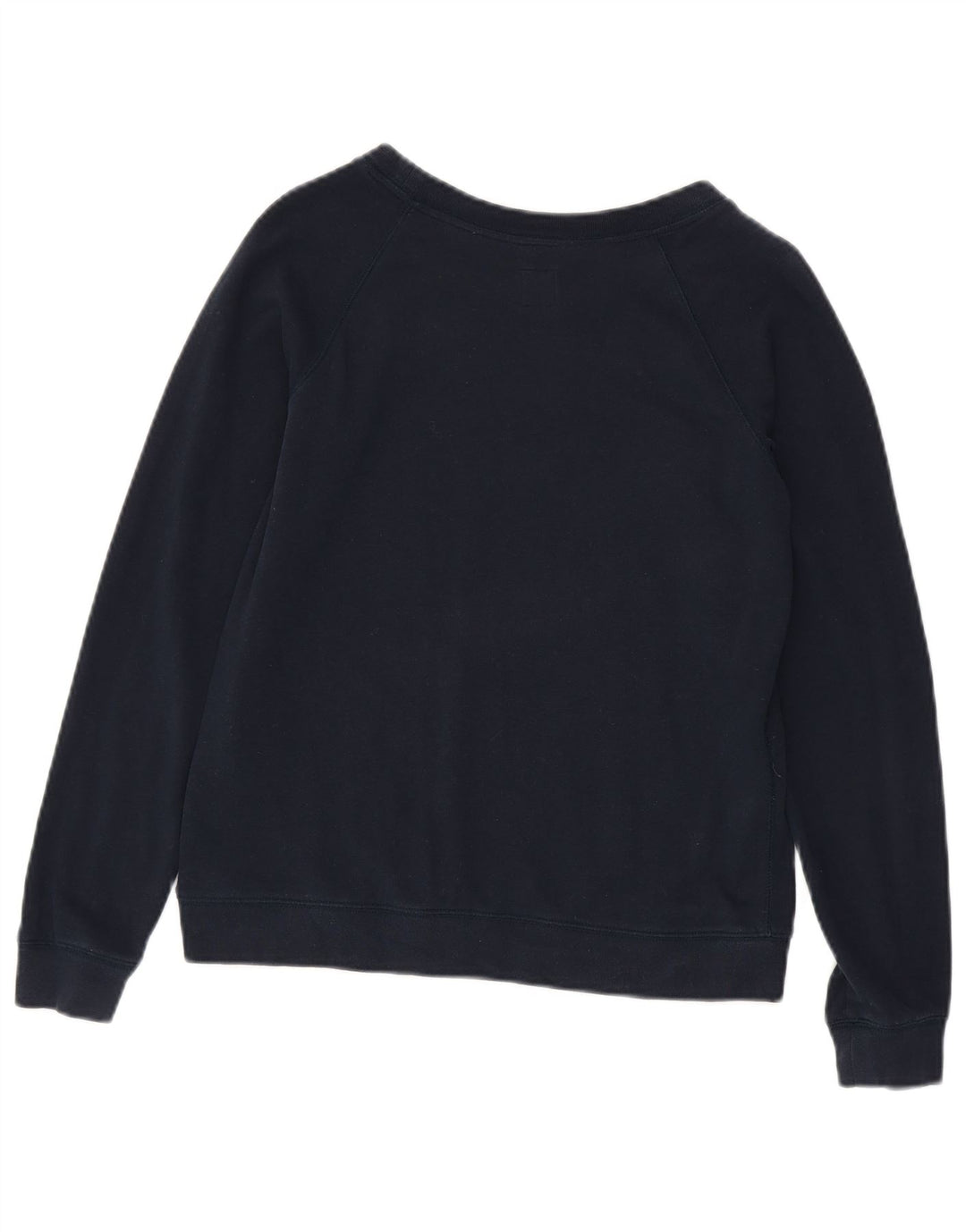 Jack Wills Dame Sweatshirt Jumper UK 10 Small Navy Blue Bomuld