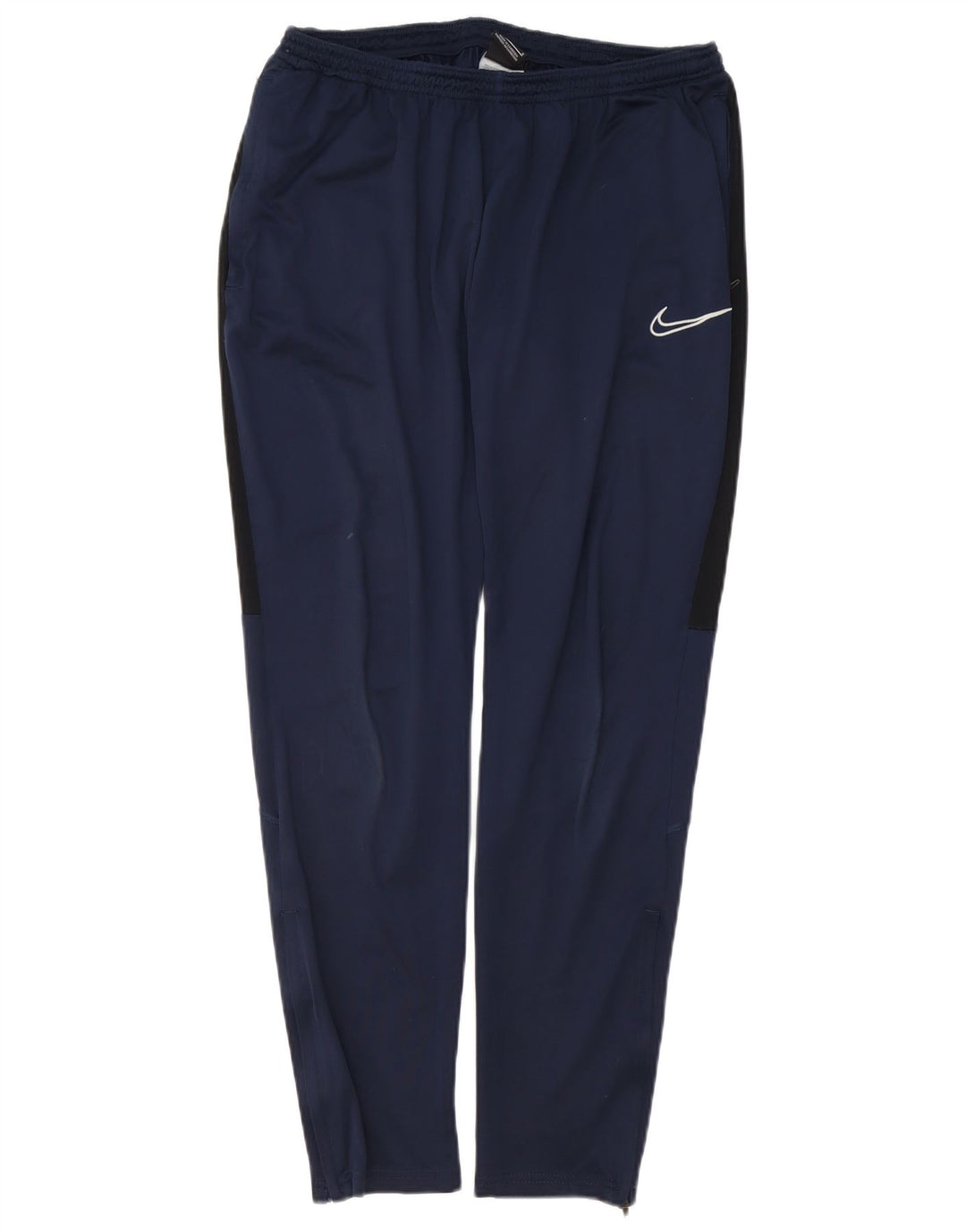Nike Herre Dri Fit træningsdragt Bukser Large Navy Blue Polyester