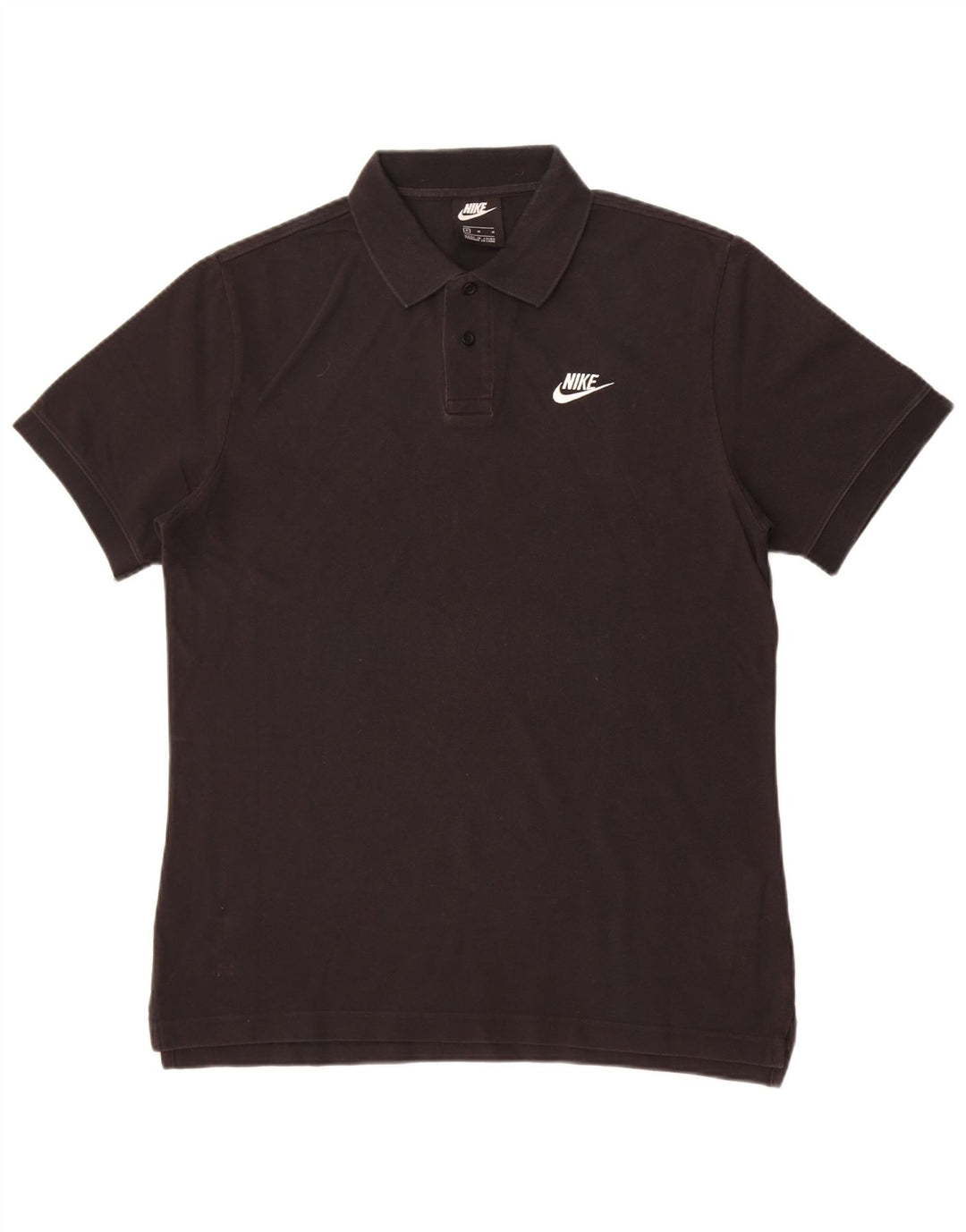 Nike poloshirt til mænd, medium sort bomuld