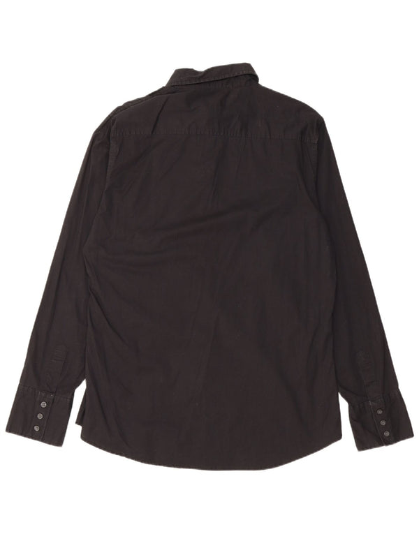 Calvin Klein Jeans Mens Shirt XL Black Cotton