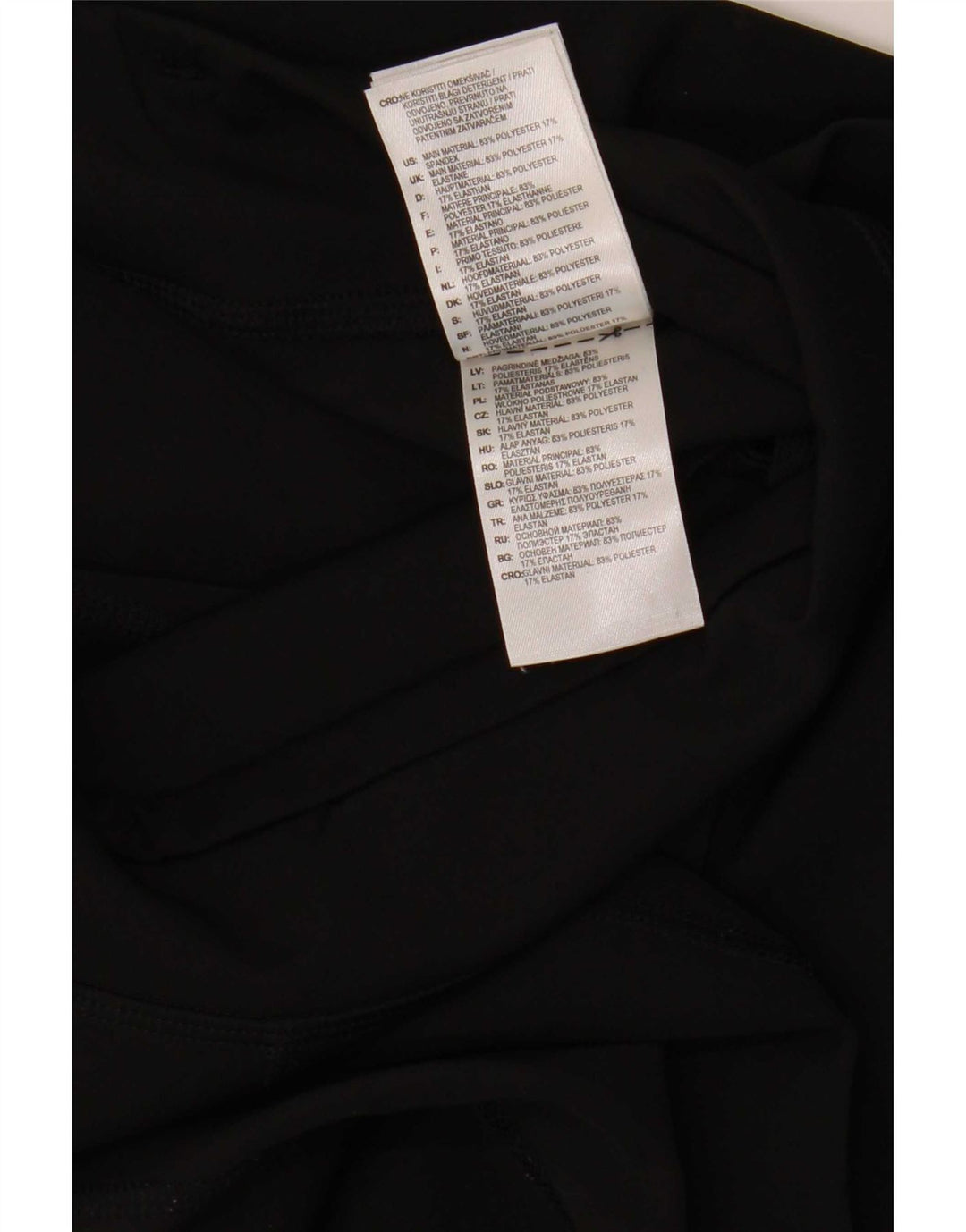 Adidas Dame Climalite Capri Leggings UK 12/14 Medium Black Polyester