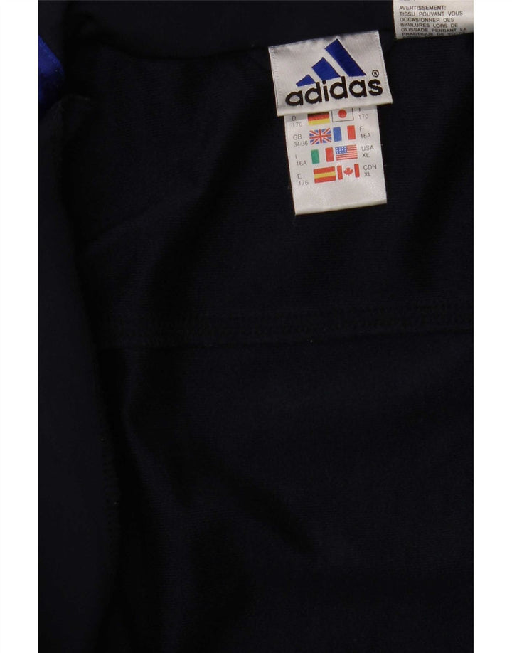 Adidas Træningsdragt Topjakke til drenge 15-16 år Navy Blue Colourblock