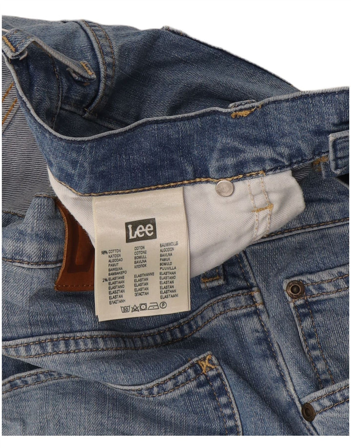Lee Mens Daren Straight Jeans W34 L32 Blå Bomuld