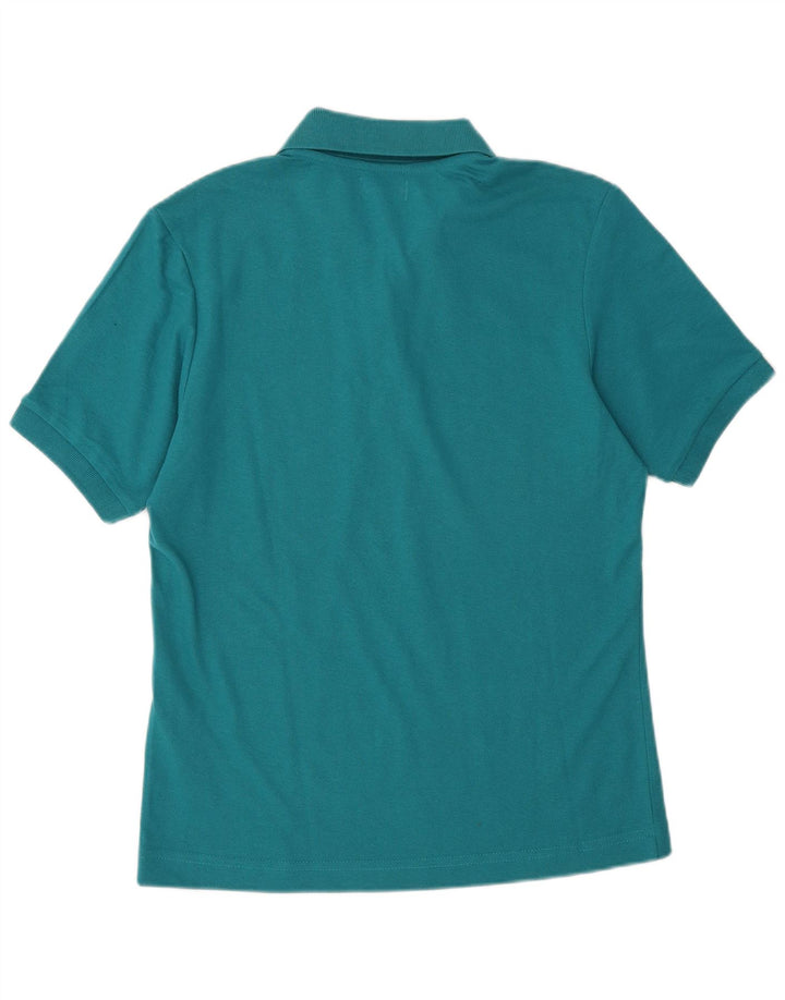 Kappa Dame Polo Shirt UK 16 Stor Blå Bomuld