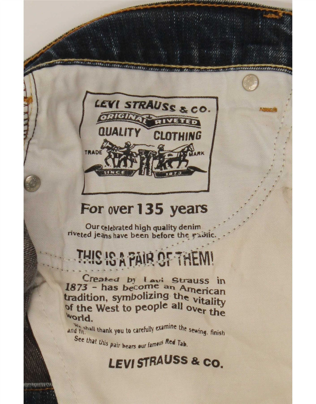 Levi's Herre 519 Slim Jeans W34 L30 Blå