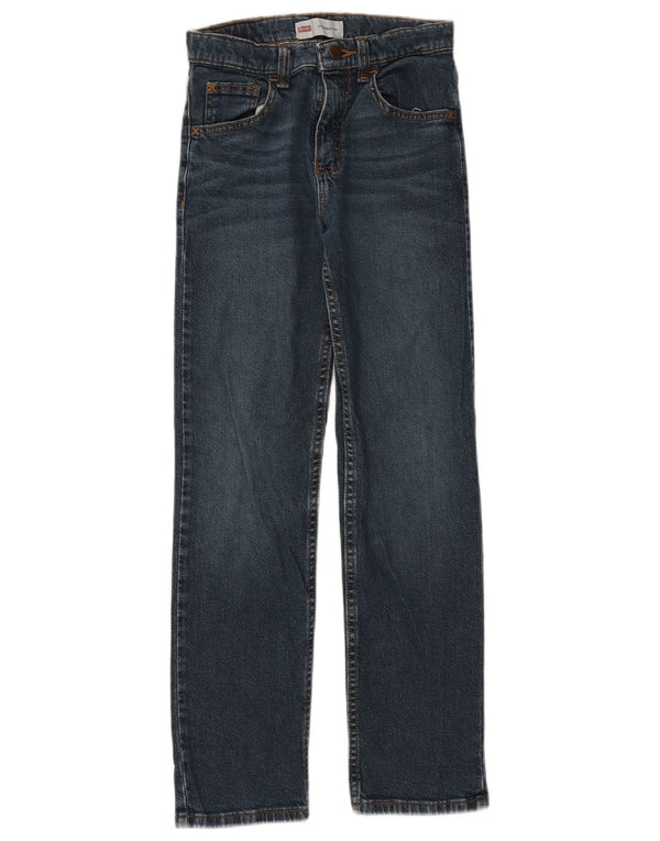 Wrangler Boys Straight Jeans 11-12 år W24 L28 Blå Bomuld