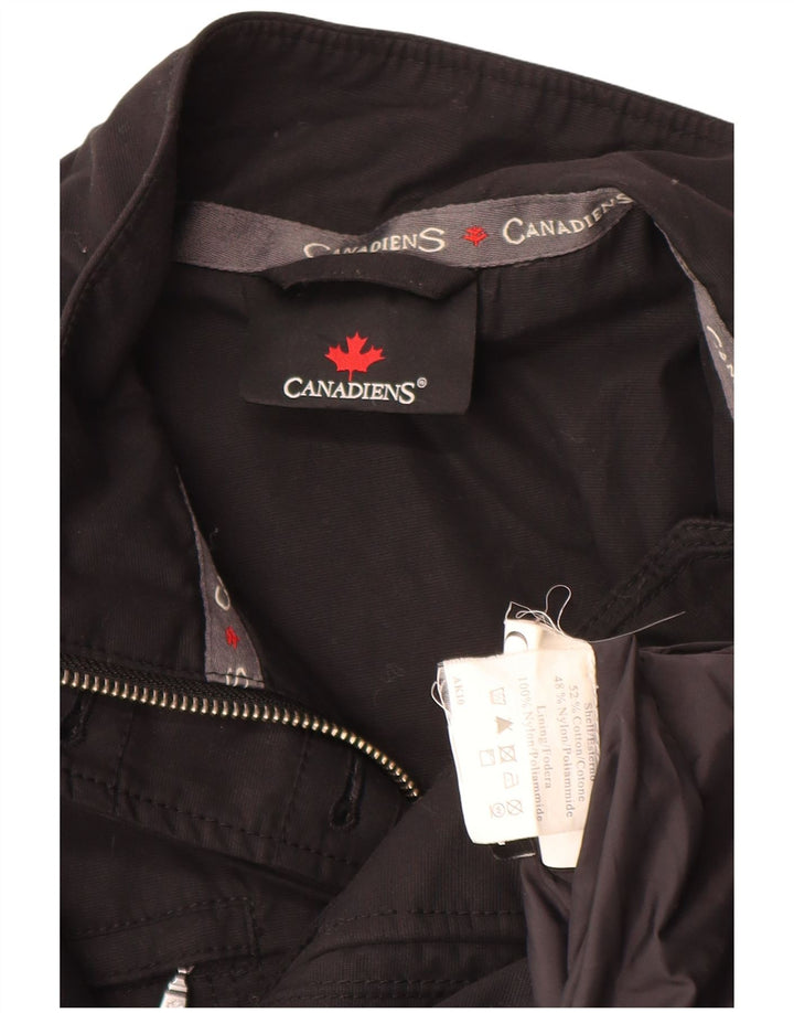 Canadiens Kvinder Utility Jacket IT 42 Medium Sort Bomuld