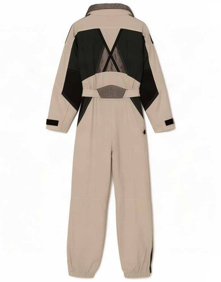 Colmar Dame Grafisk Ski Jumpsuit IT 44 Medium White Colourblock