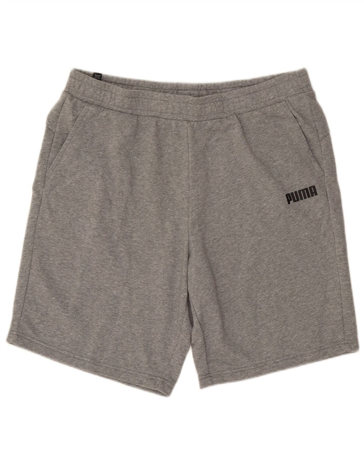 Puma Herre Sportshorts 2XL Grå Bomuld