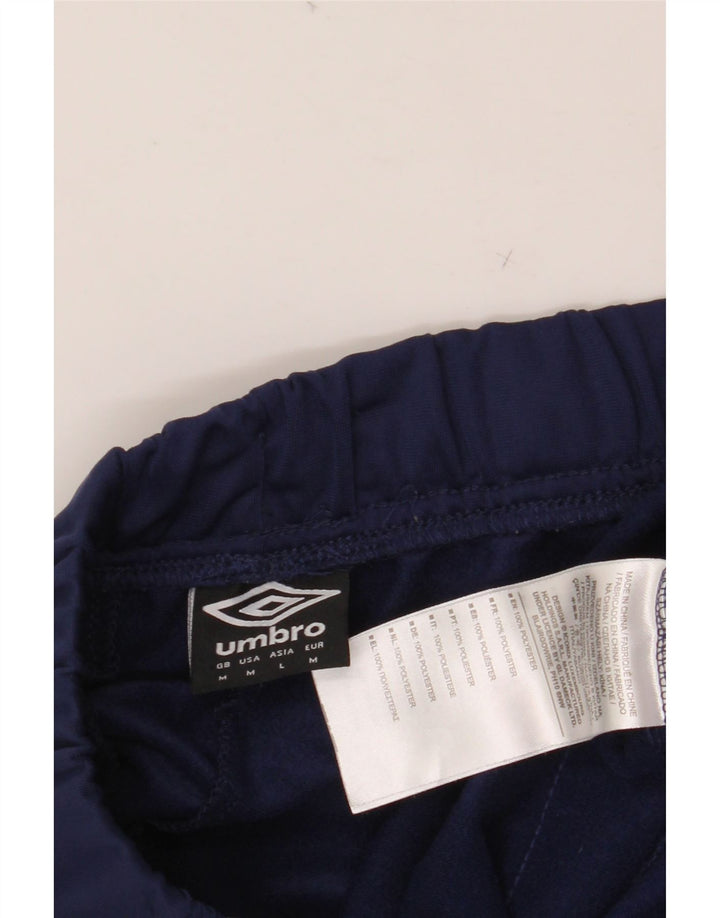 UMBRO Herre grafisk træningsdragt Bukser Medium Navy Blue Polyester