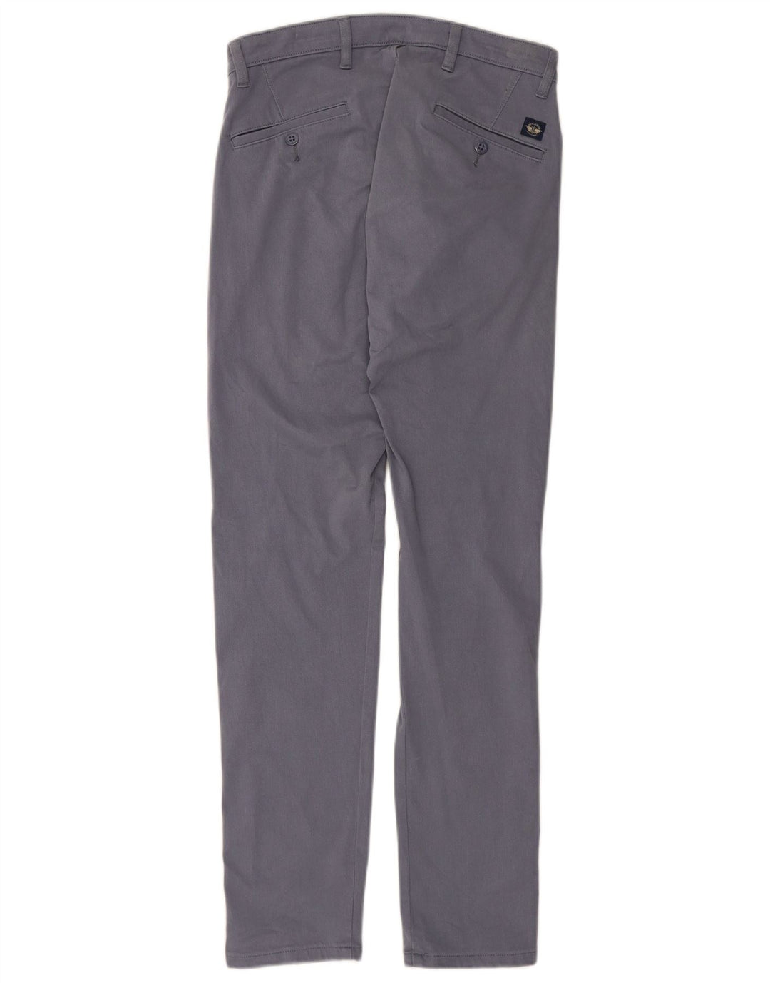 DOCKERS Skinny Chinobukser til mænd W29 L32 Blå bomuld