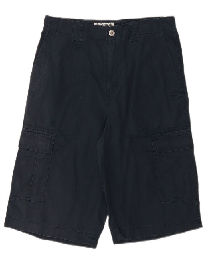 COLUMBIA Cargo Shorts til drenge 15-16 år W26 Marineblå Bomuld