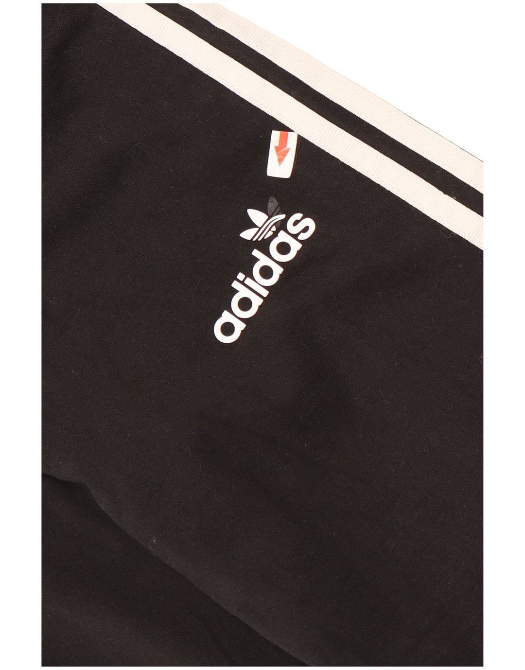 Adidas Dame Leggings UK 12 Medium Sort Bomuld