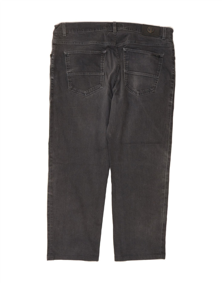 TRUSSARDI Mens Straight Jeans W40 L26 Grey Vintage Trussardi and Second-Hand Trussardi from Messina Hembry 