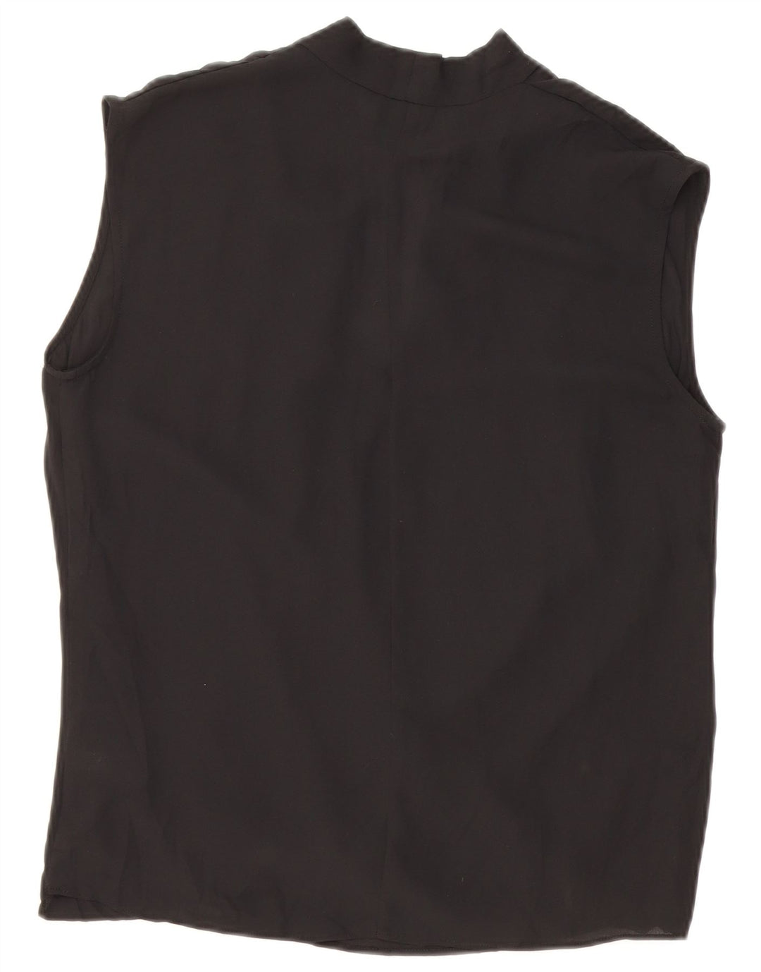 MOSSIMO Dame ærmeløs bluse Top UK 10 Small Black Polyester