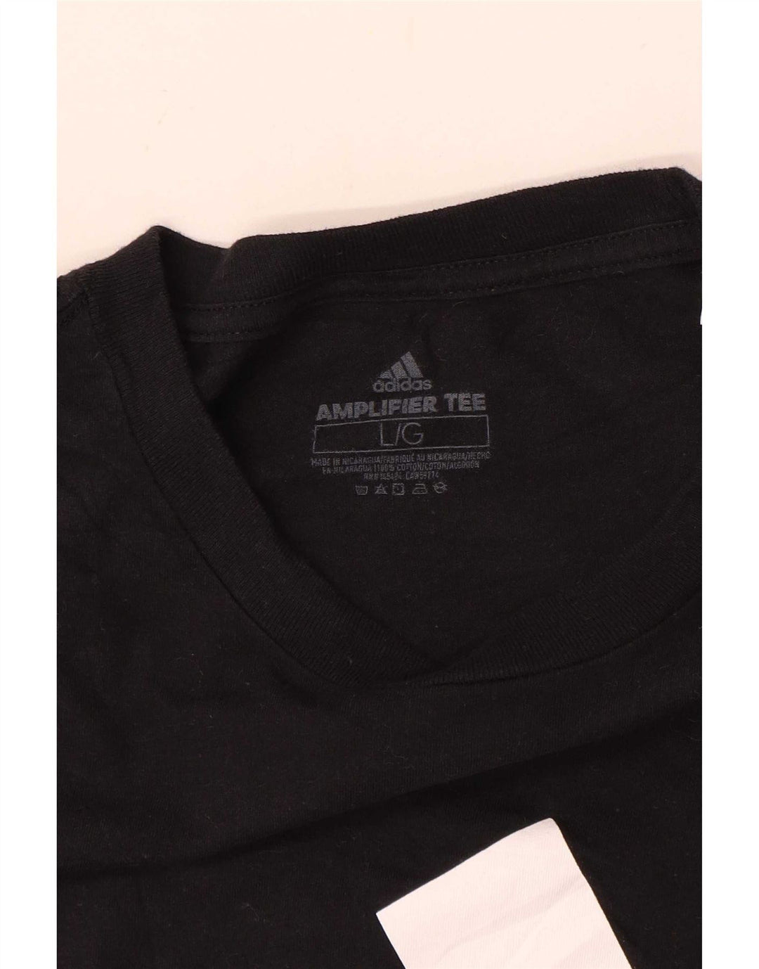 Adidas Grafisk T-shirt top til mænd, stor sort