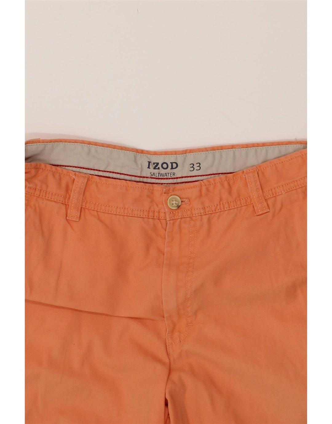 IZOD Mens Chino Shorts W33 Medium Orange Cotton Vintage Izod and Second-Hand Izod from Messina Hembry 