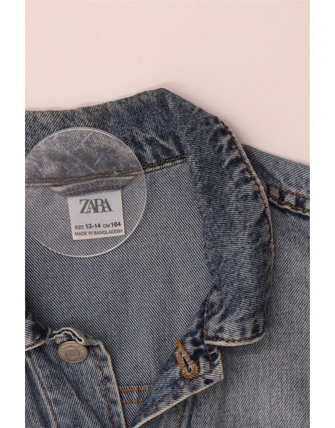 Zara denimjakke til drenge 13-14 år Blå