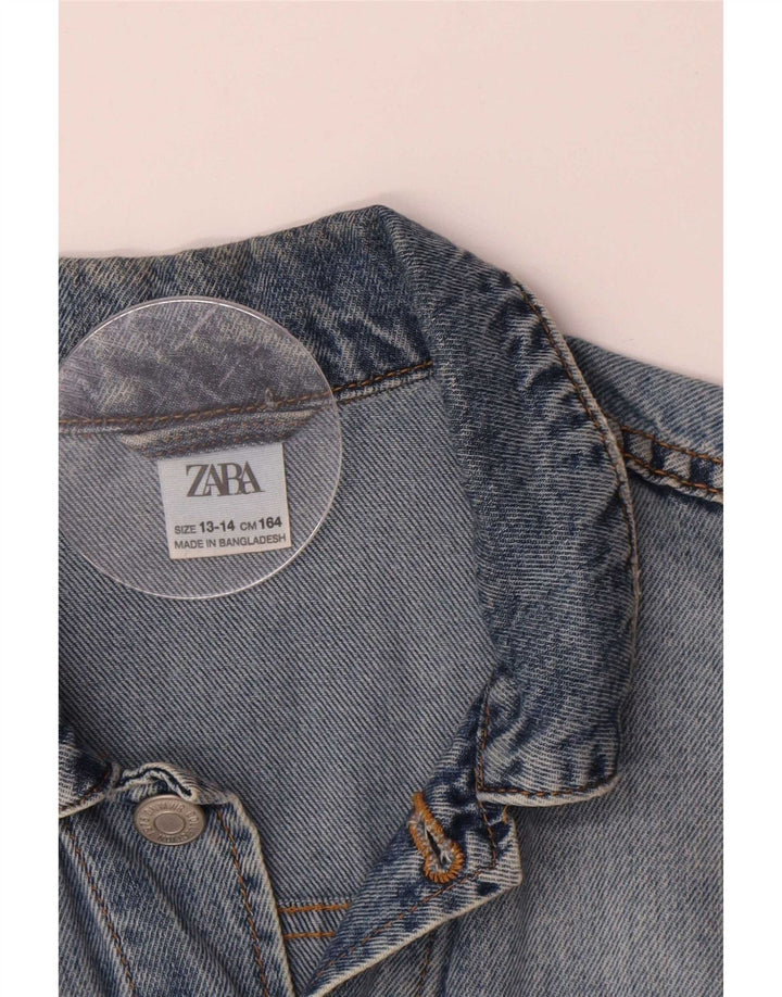 Zara denimjakke til drenge 13-14 år Blå